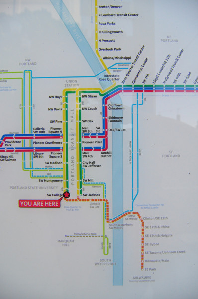 Trimet Rail Map 8-24-2014